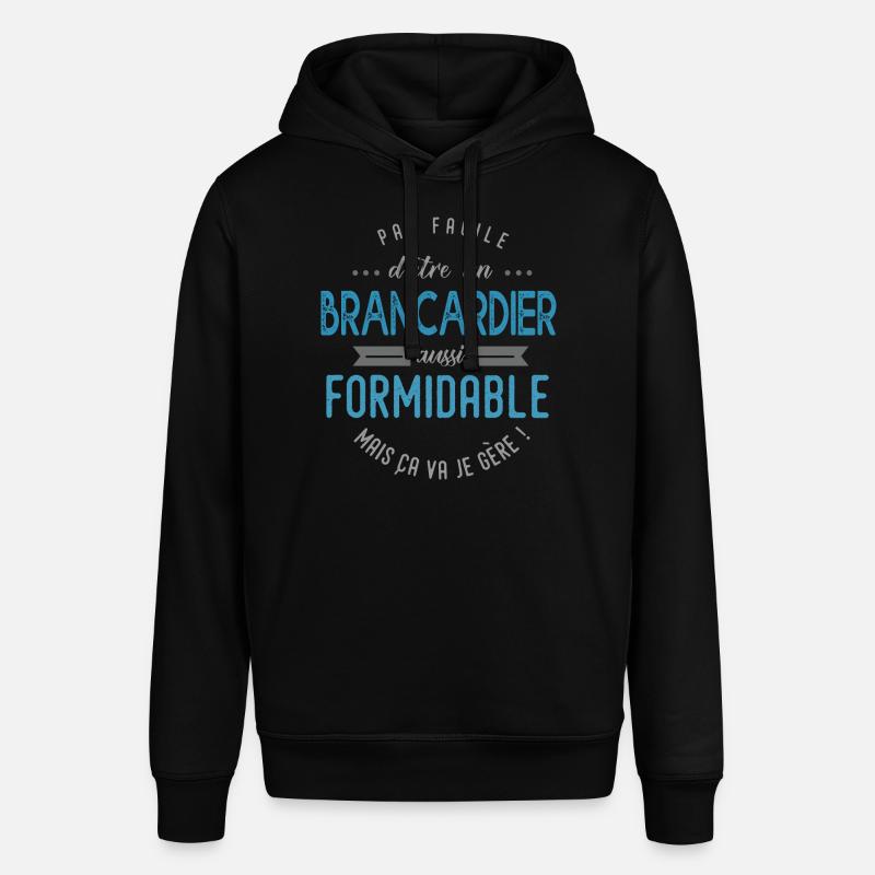 brancardier formidable - Sweat à capuche SOUNDER Stanley/Stella Unisexe - noir