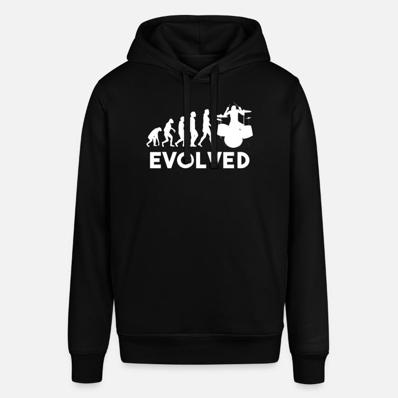 Drummer Drums Evolution - Stanley/Stella SOUNDER Unisex Hoodie - black