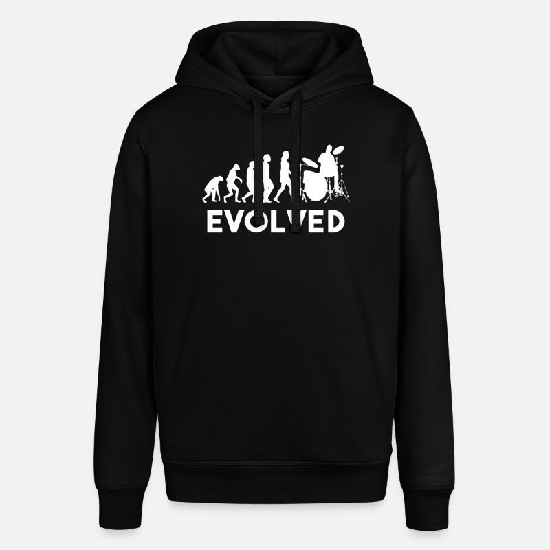 Drummer Drums Evolution - Stanley/Stella SOUNDER Unisex Hoodie - black