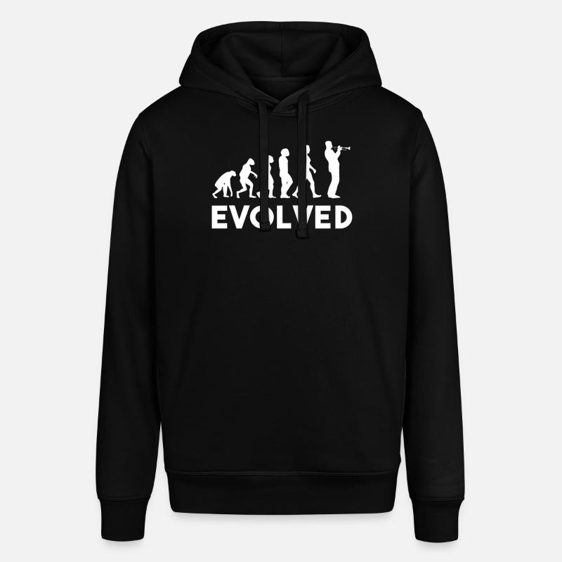Évolution de la trompette - Sweat à capuche SOUNDER Stanley/Stella Unisexe - noir