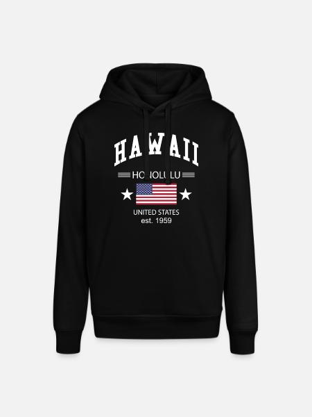 Hawaii - Stanley/Stella SOUNDER Unisex Hoodie - black