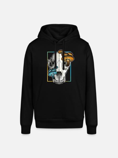 Bear skull - Stanley/Stella SOUNDER Unisex Hoodie - black