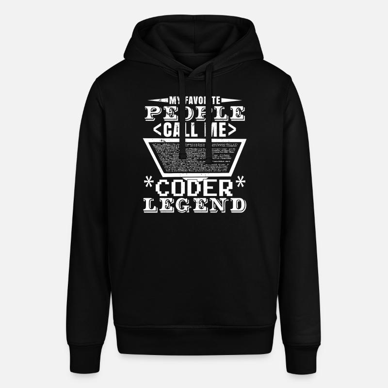 Légende du codeur - Sweat à capuche SOUNDER Stanley/Stella Unisexe - noir