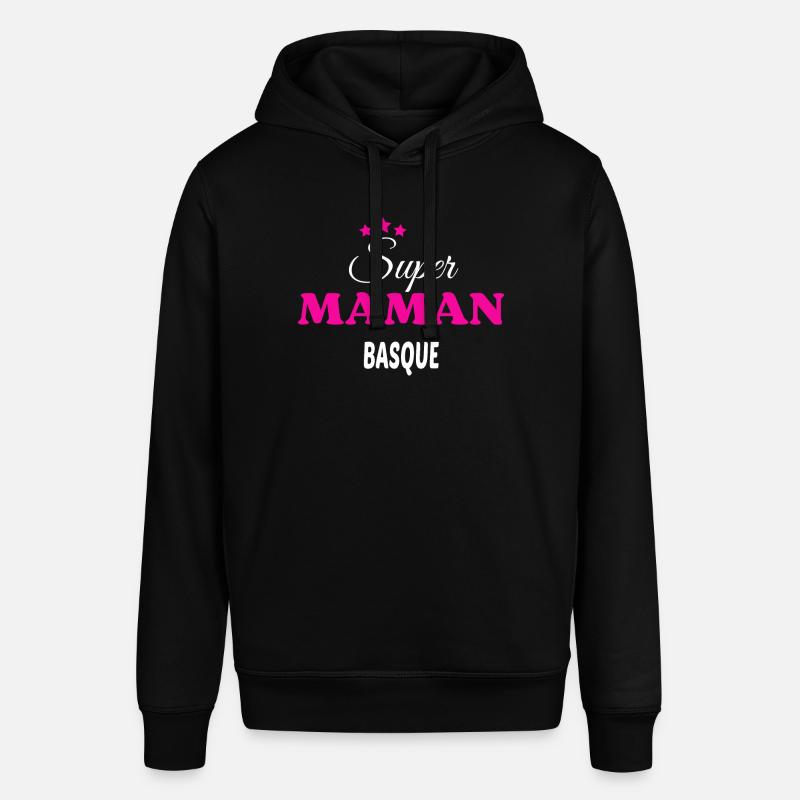 Super maman Basque citation - Sweat à capuche SOUNDER Stanley/Stella Unisexe - noir