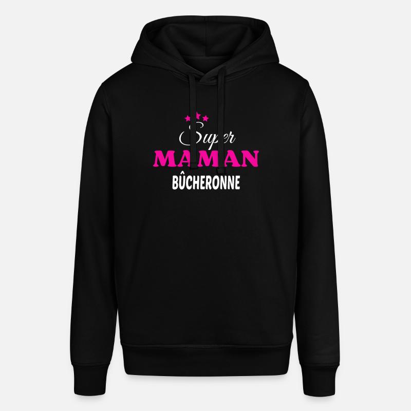 Super maman bûcheronne citation - Sweat à capuche SOUNDER Stanley/Stella Unisexe - noir