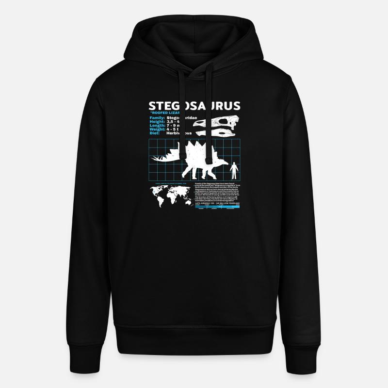 Fiche technique de Stegosaurus - Sweat à capuche SOUNDER Stanley/Stella Unisexe - noir