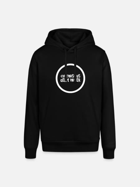 Optimismus geht immer - Stanley/Stella Unisex Hoodie SOUNDER - Schwarz
