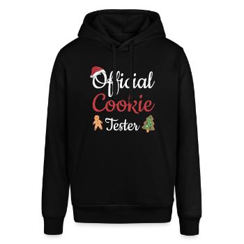 Baking Offical Cookie Tester Cookie - Stanley/Stella Unisex Hoodie SOUNDER - Schwarz - Vorne - Alina (178cm) & Michal (187cm)