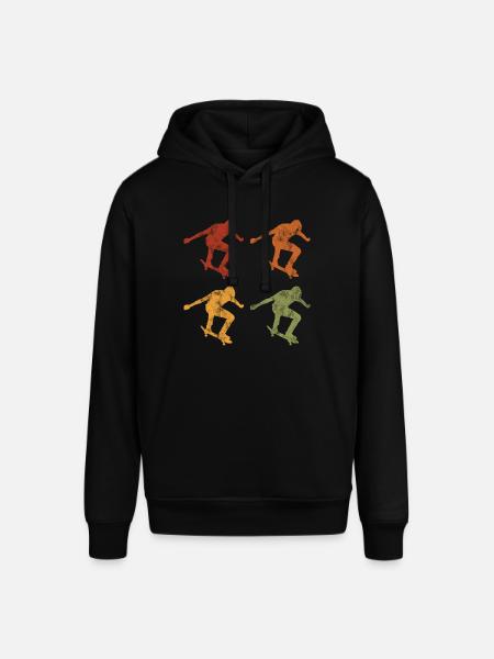 Skateboarder Skateboard Skater Skate Skateing - Stanley/Stella SOUNDER Unisex Hoodie - black