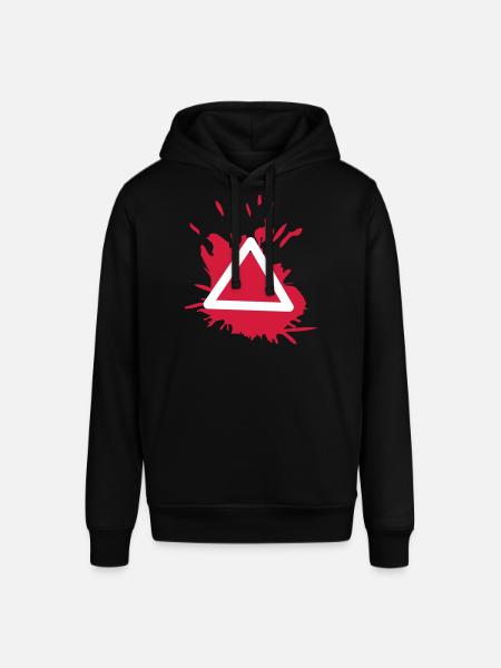 trekant cirkel drop X kvadrat symbol controller - Stanley/Stella SOUNDER unisex hoodie - sort