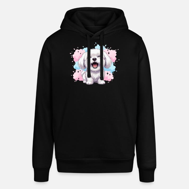 Éclaboussure pastel joyeuse et duveteuse - Sweat à capuche SOUNDER Stanley/Stella Unisexe - noir