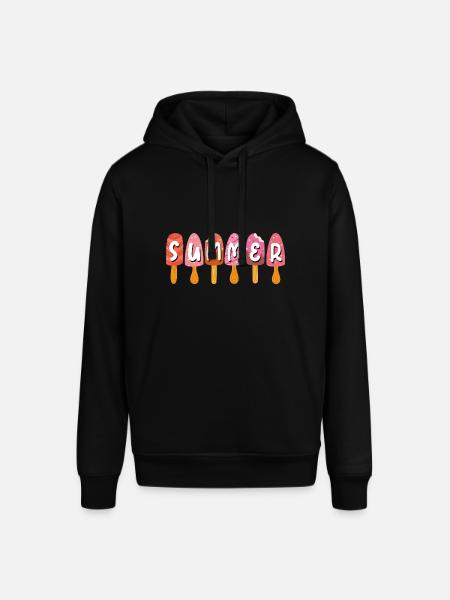Summer Sun Popsicles Holiday Fun - Stanley/Stella SOUNDER Unisex Hoodie - black