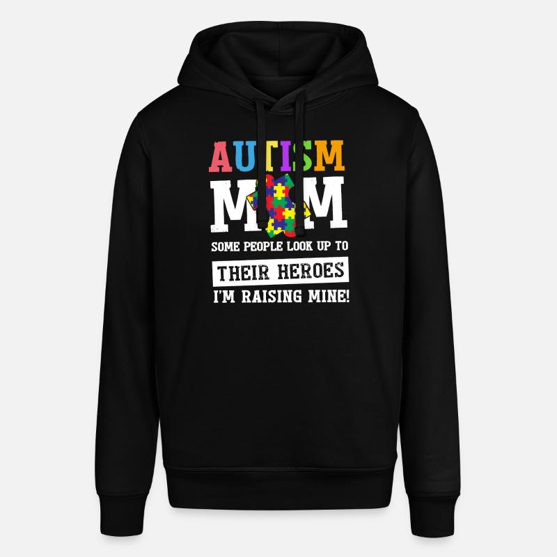 Chemise maman autisme - Sweat à capuche SOUNDER Stanley/Stella Unisexe - noir