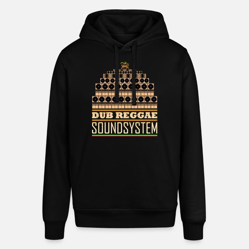 Système de son Dub reggae - Sweat à capuche SOUNDER Stanley/Stella Unisexe - noir