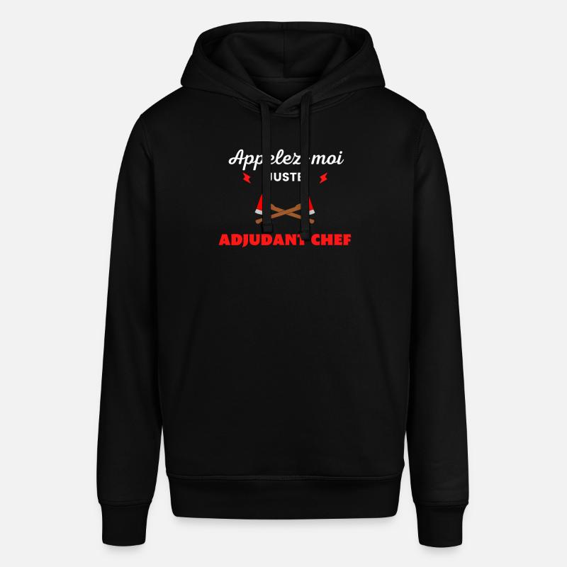 Appelez-moi juste Adjudant chef pompier - Sweat à capuche SOUNDER Stanley/Stella Unisexe - noir