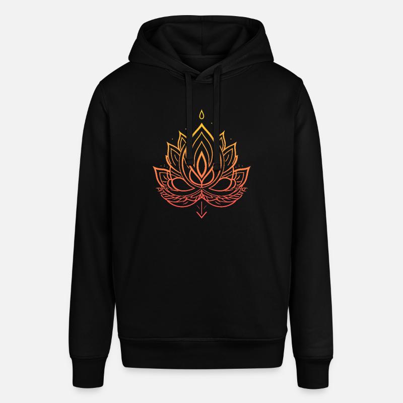 Fleur de lotus - Sweat à capuche SOUNDER Stanley/Stella Unisexe - noir