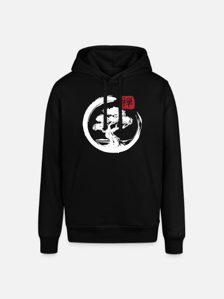 Aesthetic Japanese Bonsai Japan Art Japanese - Stanley/Stella SOUNDER Unisex Hoodie - black