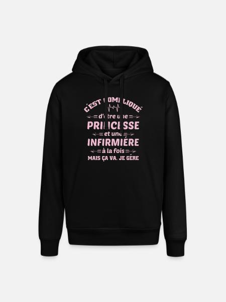 infirmary, princess, carer - Stanley/Stella SOUNDER Unisex Hoodie - black