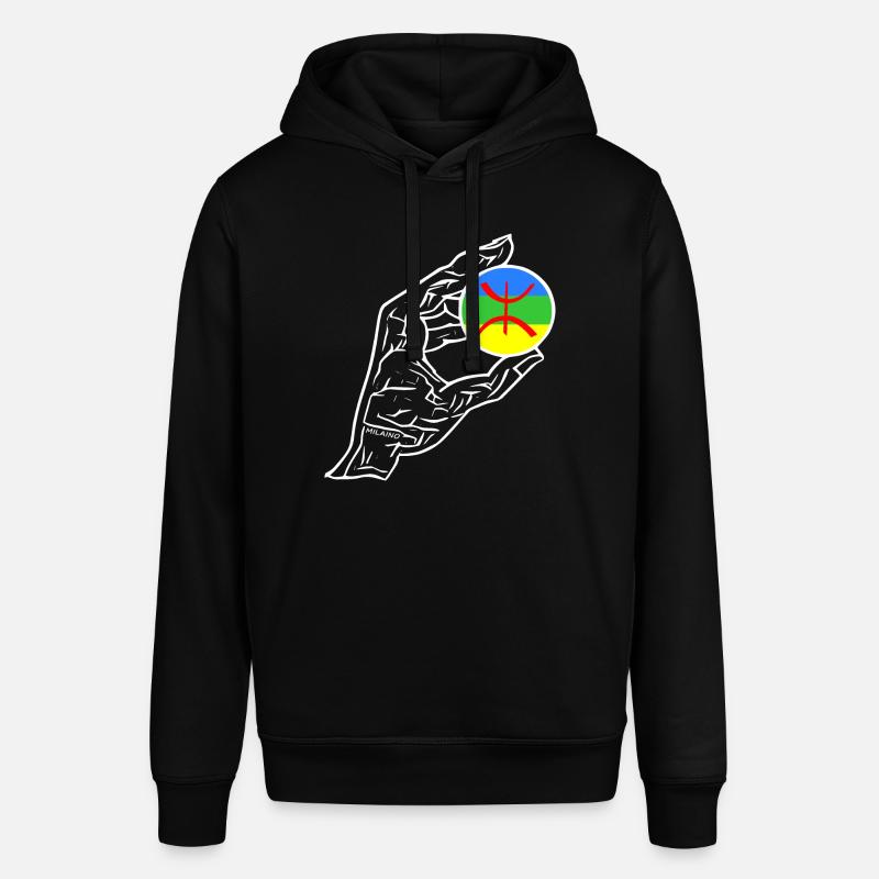 Drapeau de la main Amazigh - Sweat à capuche SOUNDER Stanley/Stella Unisexe - noir