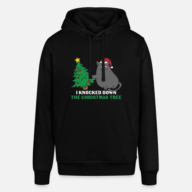 Chat cadeau - Noël cadeau chat - Sweat à capuche SOUNDER Stanley/Stella Unisexe - noir