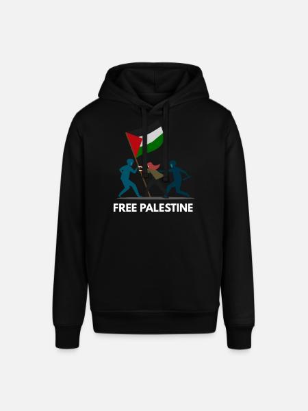 Free Palestine - Stanley/Stella SOUNDER Unisex Hoodie - black