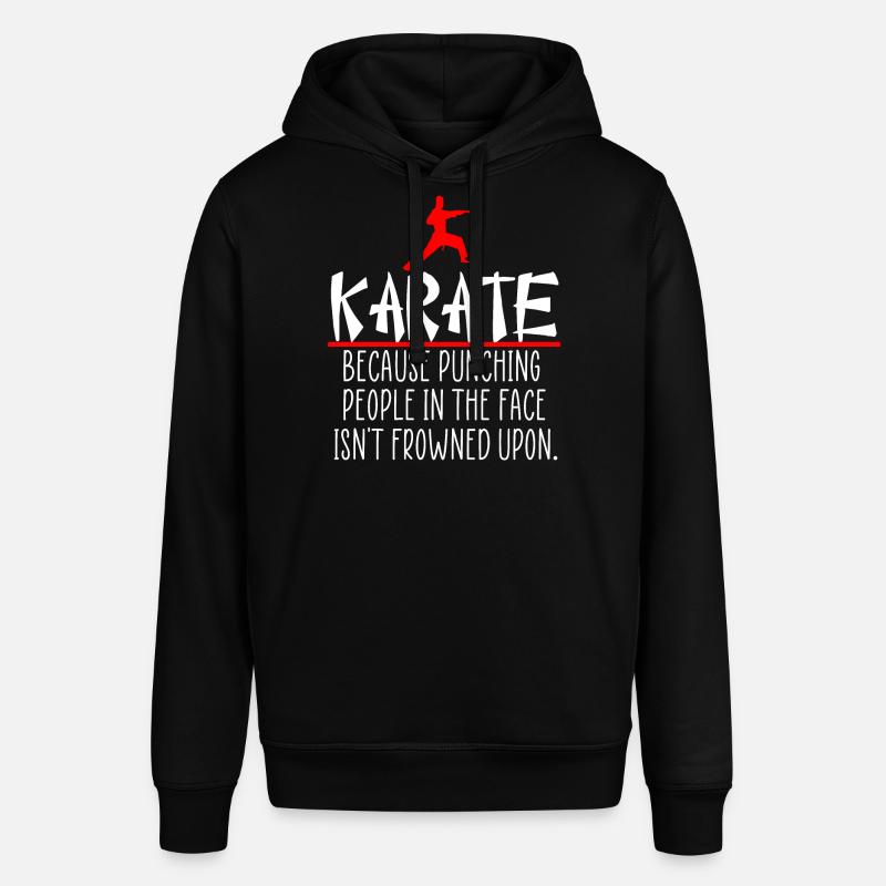 Dire amusant de karaté - Sweat à capuche SOUNDER Stanley/Stella Unisexe - noir