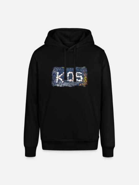 Kos in Stone - Stanley/Stella SOUNDER Unisex Hoodie - black