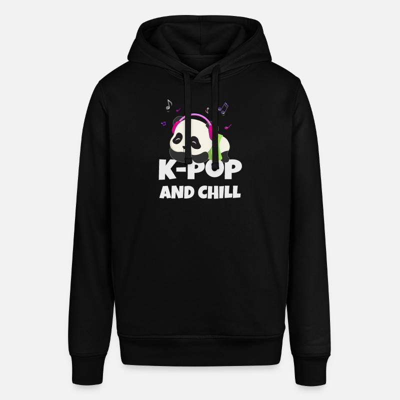 K-POP et chill. Noir # 2 - Sweat à capuche SOUNDER Stanley/Stella Unisexe - noir