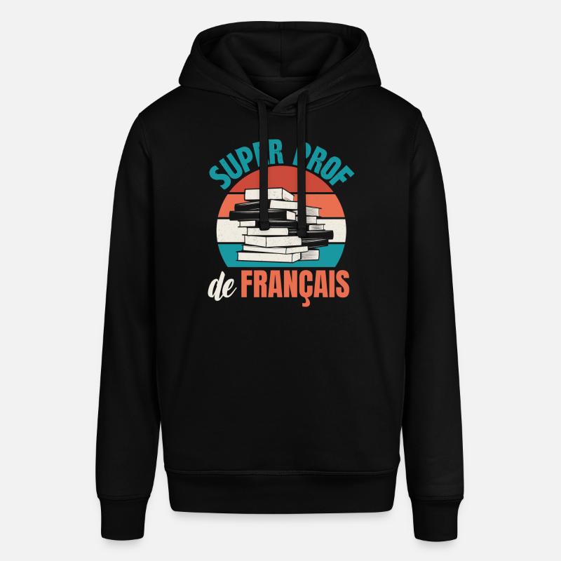 super prof de français - Sweat à capuche SOUNDER Stanley/Stella Unisexe - noir