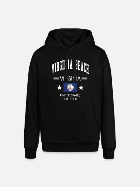 Virginia Beach - Stanley/Stella SOUNDER Unisex Hoodie - black