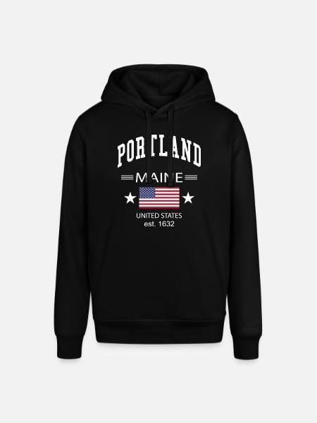 Portland - Stanley/Stella SOUNDER Unisex Hoodie - black