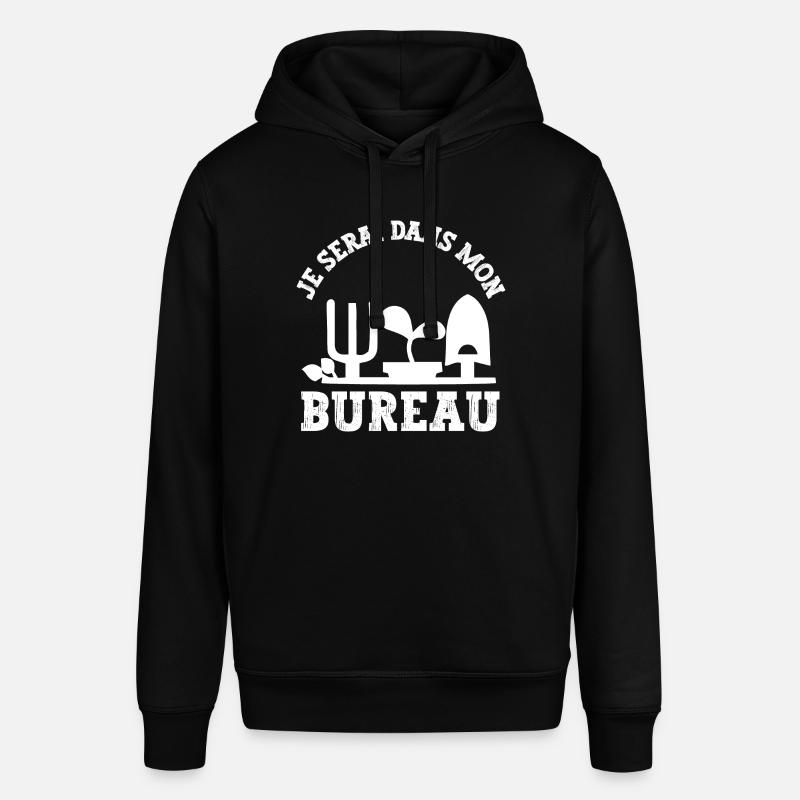 je serai dans mon bureau - Sweat à capuche SOUNDER Stanley/Stella Unisexe - noir