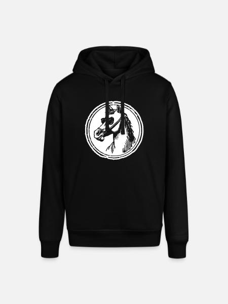 Pferd Pferde Pferdekopf - Stanley/Stella Unisex Hoodie SOUNDER - Schwarz