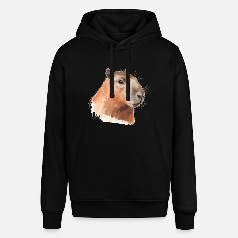 Tableau de Capybara peint - Sweat à capuche SOUNDER Stanley/Stella Unisexe - noir