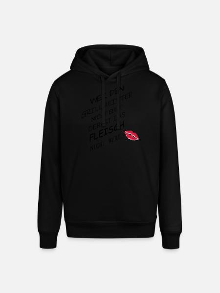 Fleisch nicht wert - Stanley/Stella Unisex Hoodie SOUNDER - Schwarz