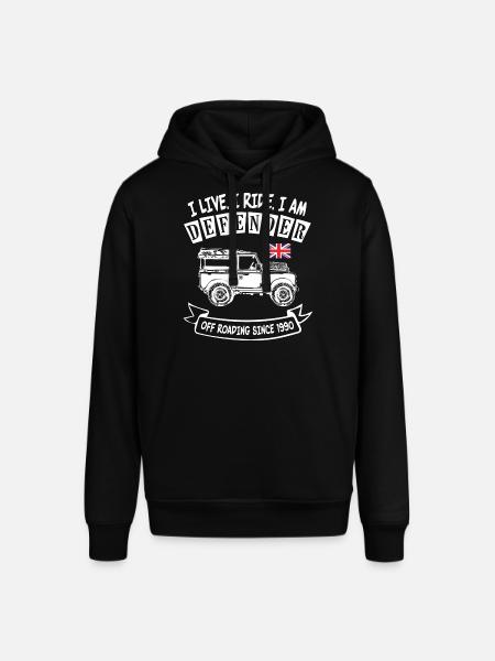 Landy Defender Life - Stanley/Stella SOUNDER Unisex Hoodie - black
