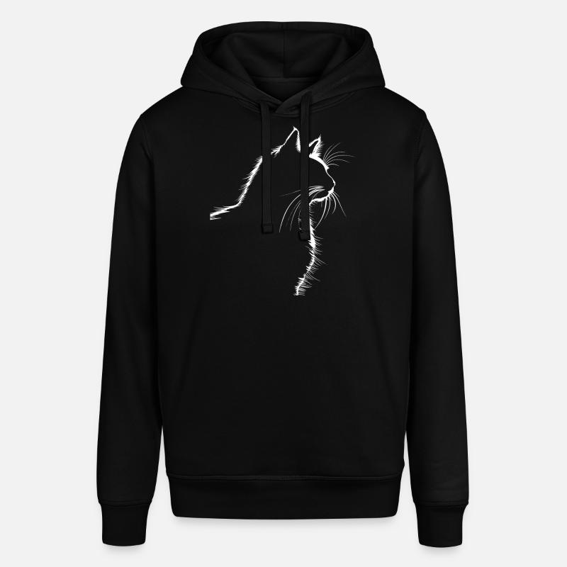 Chat, Motif De Chat - Sweat à capuche SOUNDER Stanley/Stella Unisexe - noir