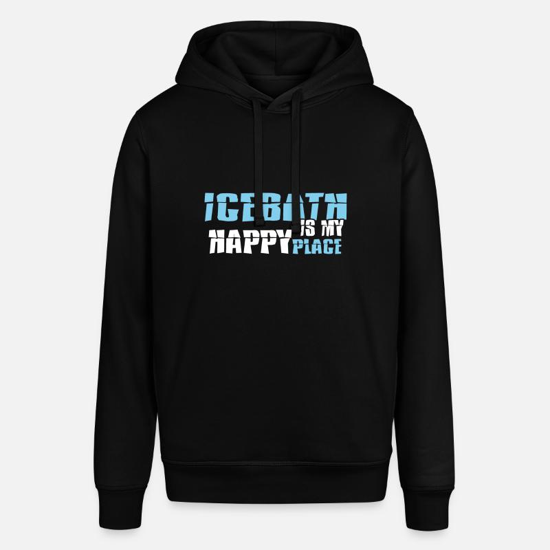 baths winter bathing hole bathing - Stanley/Stella SOUNDER Unisex Hoodie - black