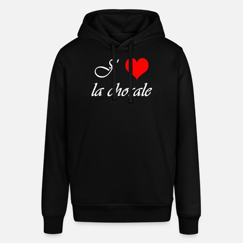 J'AIME LA CHORALE - Sweat à capuche SOUNDER Stanley/Stella Unisexe - noir