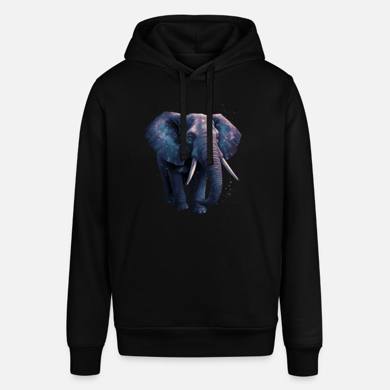 Eléphant d’Afrique - Sweat à capuche SOUNDER Stanley/Stella Unisexe - noir