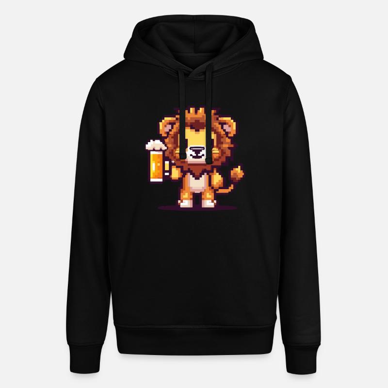 Bière Lion Pixel - Sweat à capuche SOUNDER Stanley/Stella Unisexe - noir