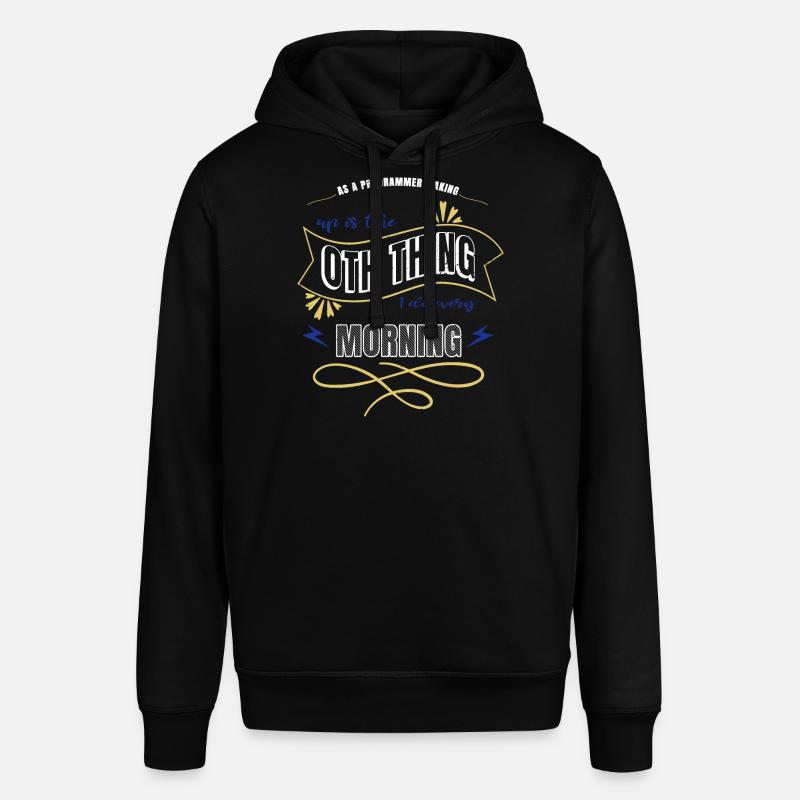 computers programming language present idea - Stanley/Stella Unisex Hoodie SOUNDER - Schwarz