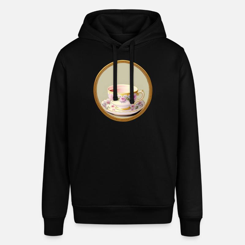 Eine Tasse Tee oder Kaffee? - Stanley/Stella Unisex Hoodie SOUNDER - Schwarz