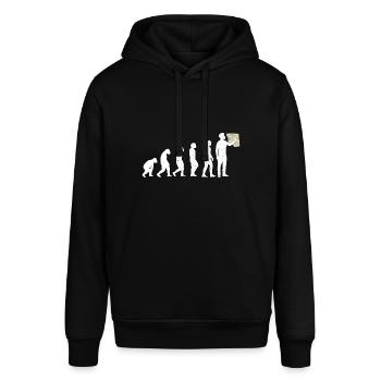 Mathematik Mathematiker Mathelehrer - Stanley/Stella Unisex Hoodie SOUNDER - Schwarz - Vorne - Alina (178cm) & Michal (187cm)