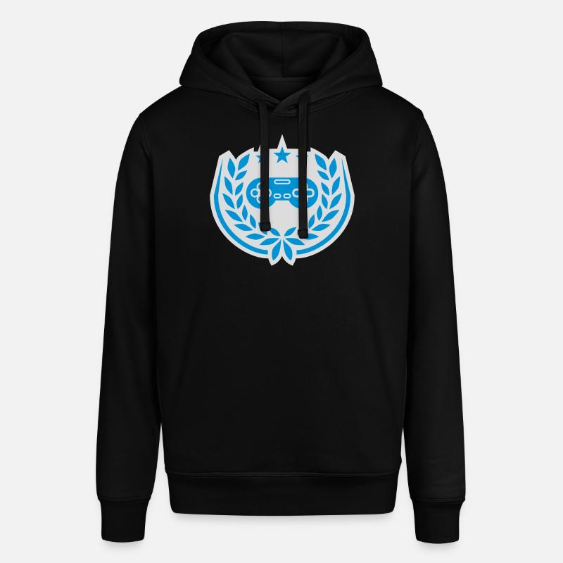 Controller Retro Sterne Lorbeerkranz - Stanley/Stella Unisex Hoodie SOUNDER - Schwarz