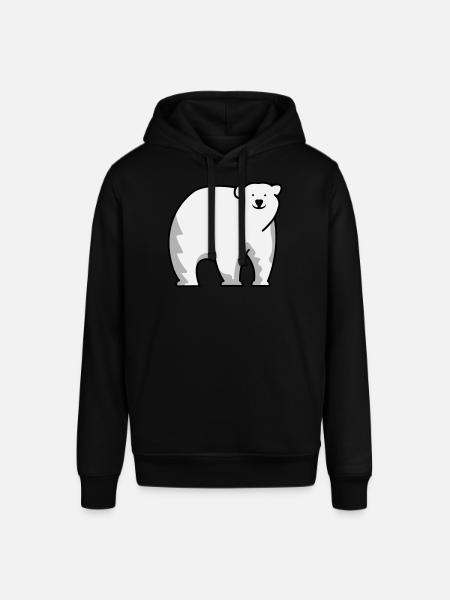 Eisbär - Stanley/Stella Unisex Hoodie SOUNDER - Schwarz