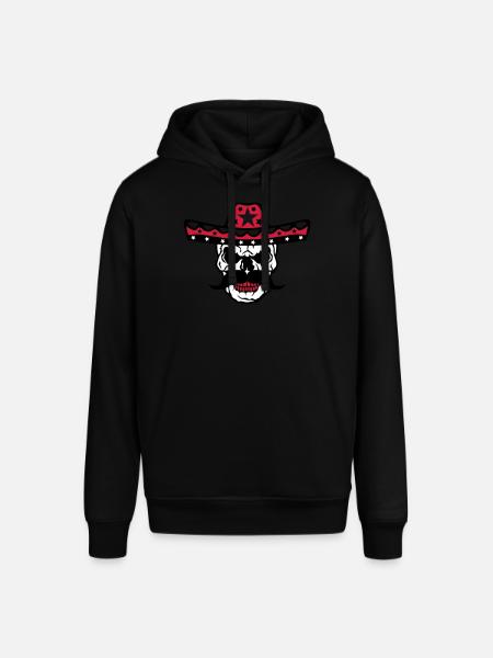 Skull hat Mexican 58 - Stanley/Stella SOUNDER Unisex Hoodie - black