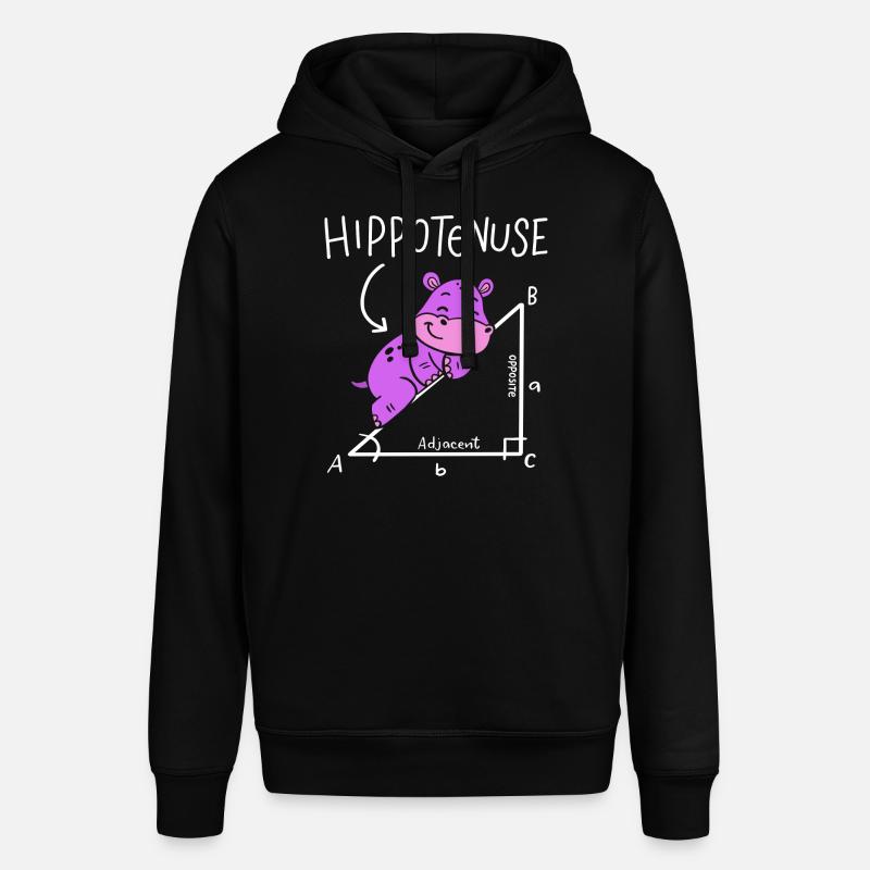 Hippotenuse Hypotenuse Triangle Geometry Math - Stanley/Stella SOUNDER Unisex Hoodie - black