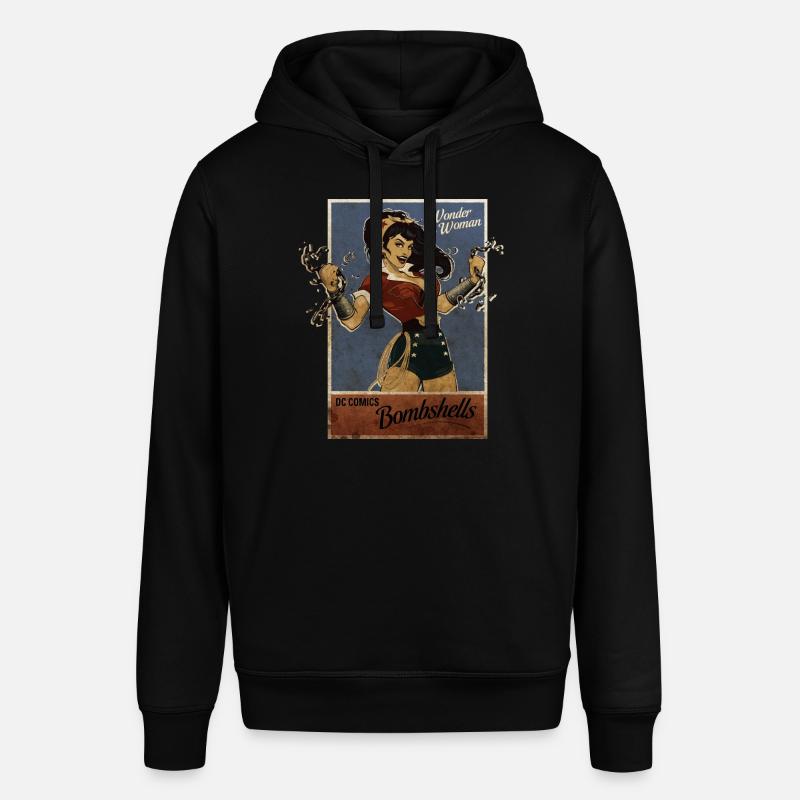 DC Comics Wonder Woman Bombshells - Sweat à capuche SOUNDER Stanley/Stella Unisexe - noir