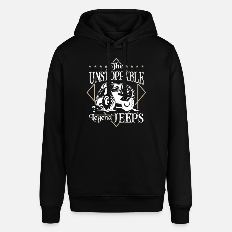 Les Jeeps De légende imparables - Sweat à capuche SOUNDER Stanley/Stella Unisexe - noir